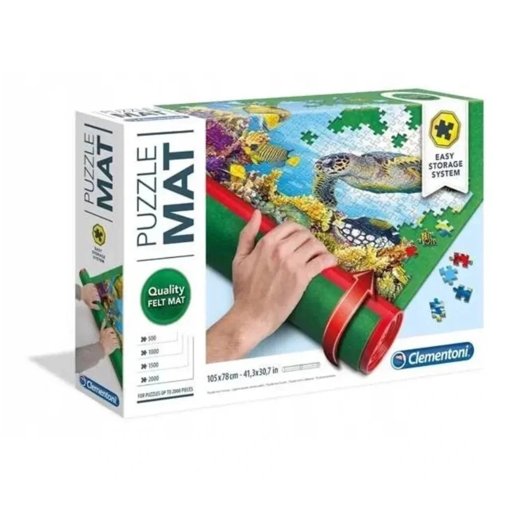 Clementoni 30229 Puzzle Mat, Multi-Colour Easy Storage System Felt